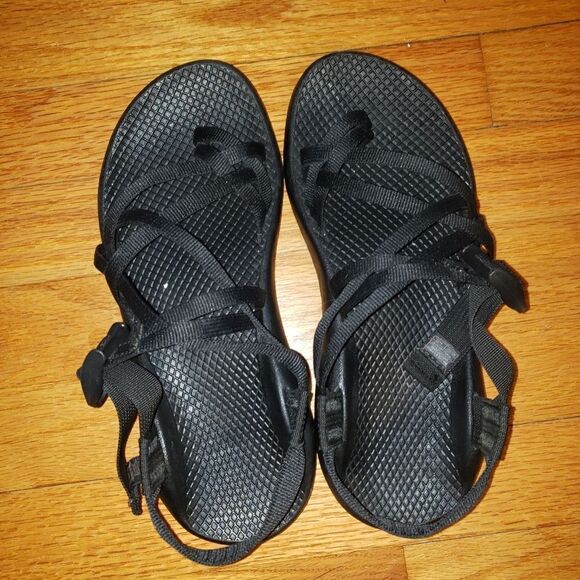 Chaco Black Strappy Sandals - Picture 5 of 7